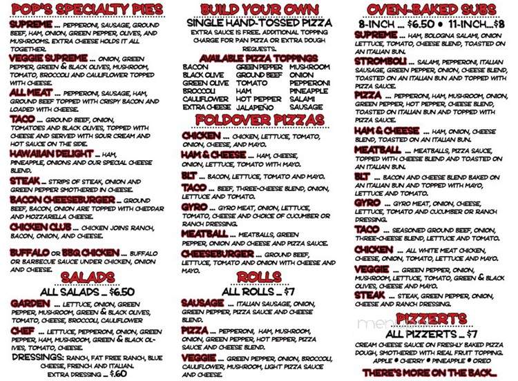 Jimmy Pop's Pizza Shop - Huntington, IN