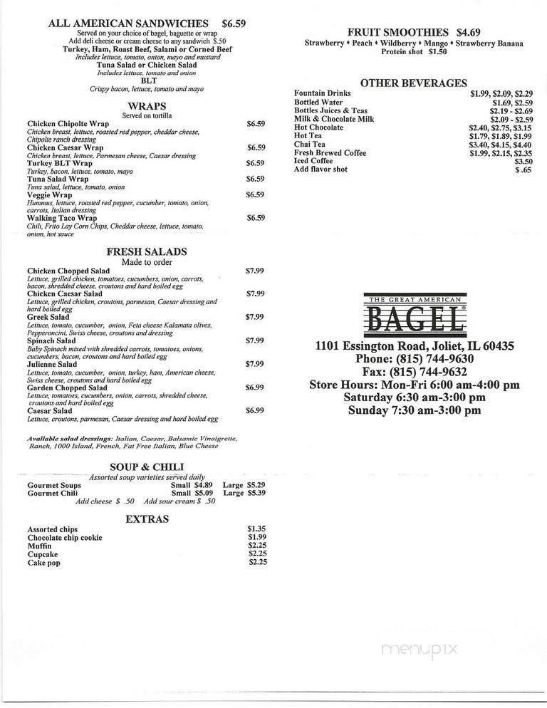 Great American Bagel Inc - Joliet, IL