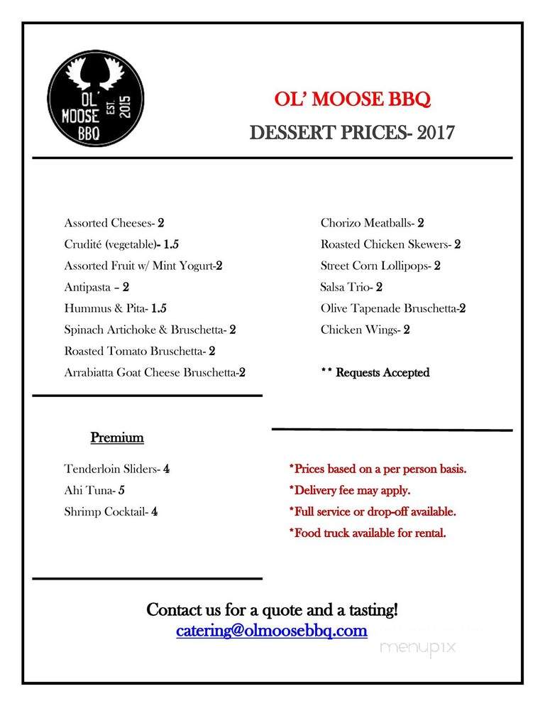 Ol Moose BBQ - Portage, MI
