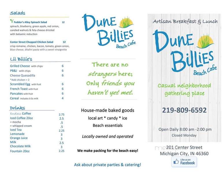 Dune Billies Beach Cafe - Michigan City, IN