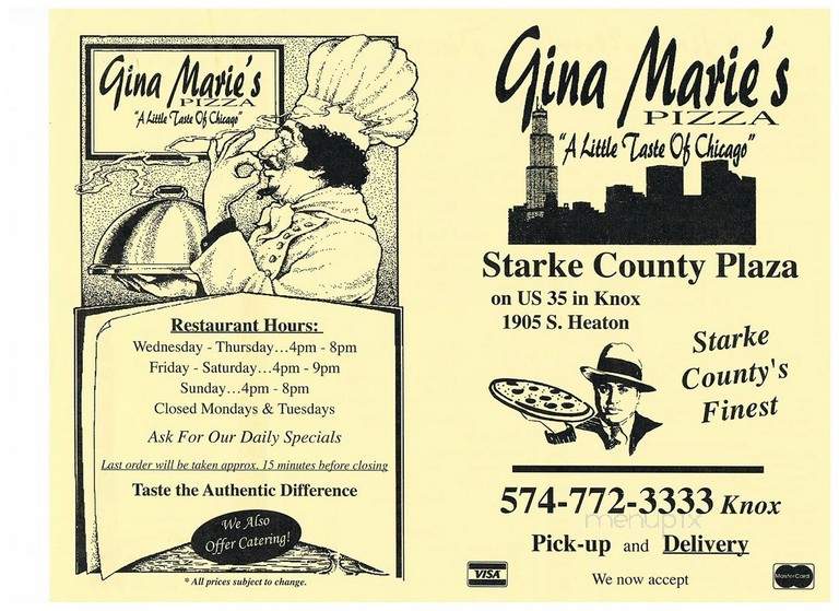 Gina Marie's - Knox, IN