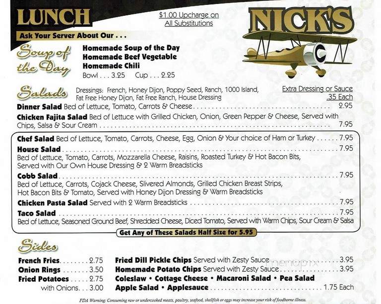 Nick's Country Cafe - Huntington, IN