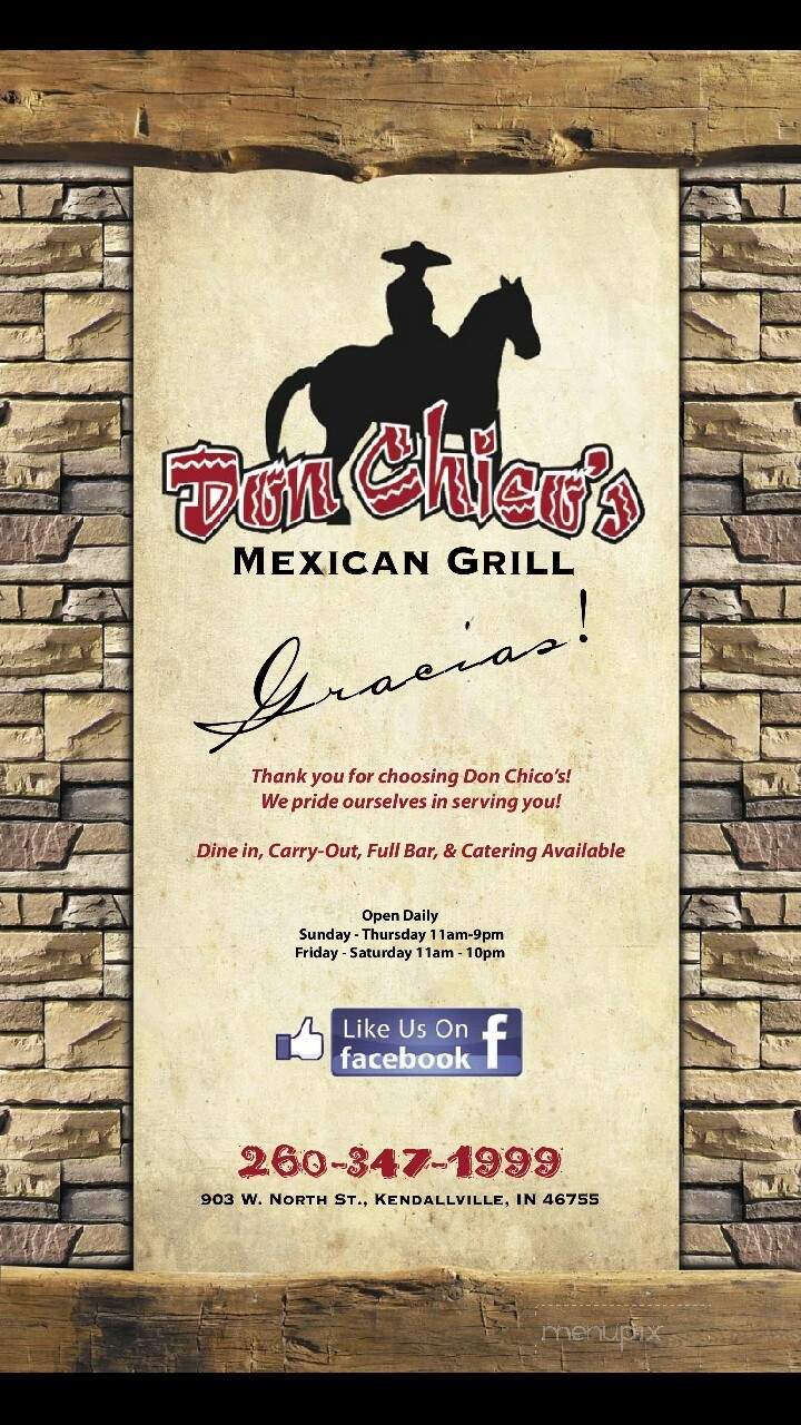 Don Chico's Mexican Grill - Kendallville, IN