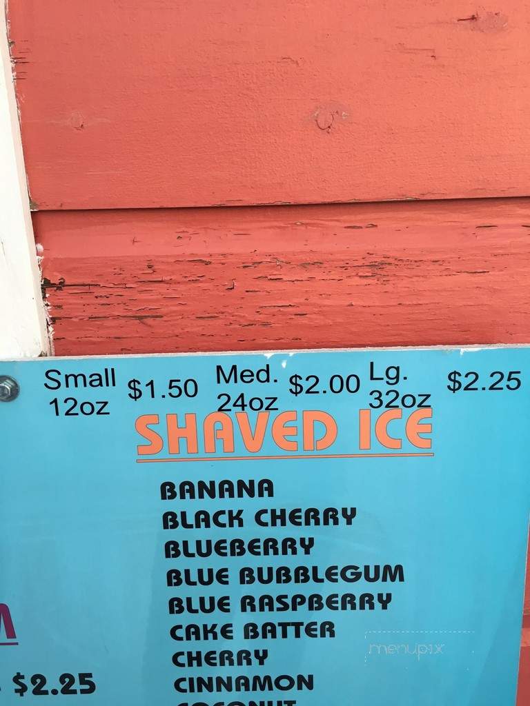 Hawaiian Shave Ice with Food - Frankfort, IN