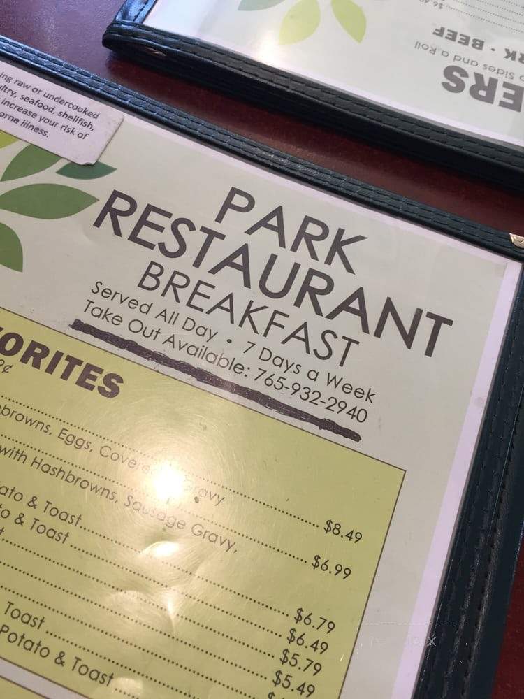 Park Restaurant - Rushville, IN
