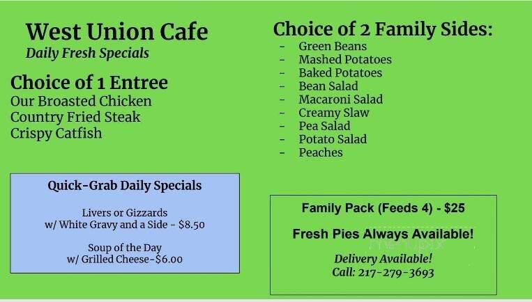 Illinois One Cafe - West Union, IL