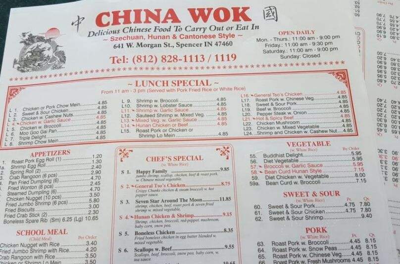 China Wok - Spencer, IN