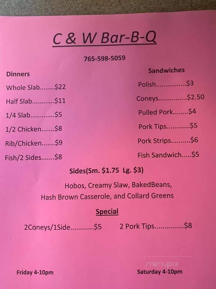 C & W Bar-B-Que - Richmond, IN