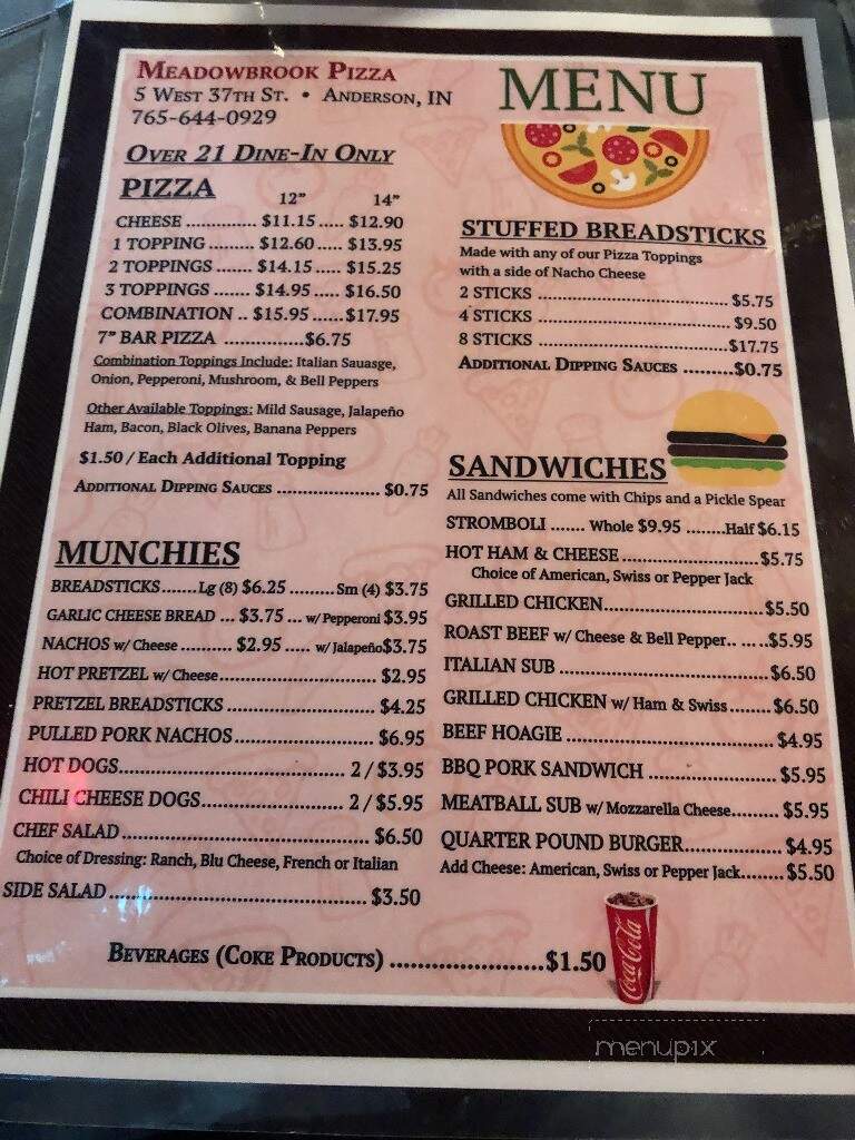 Meadowbrook Pizza - Anderson, IN