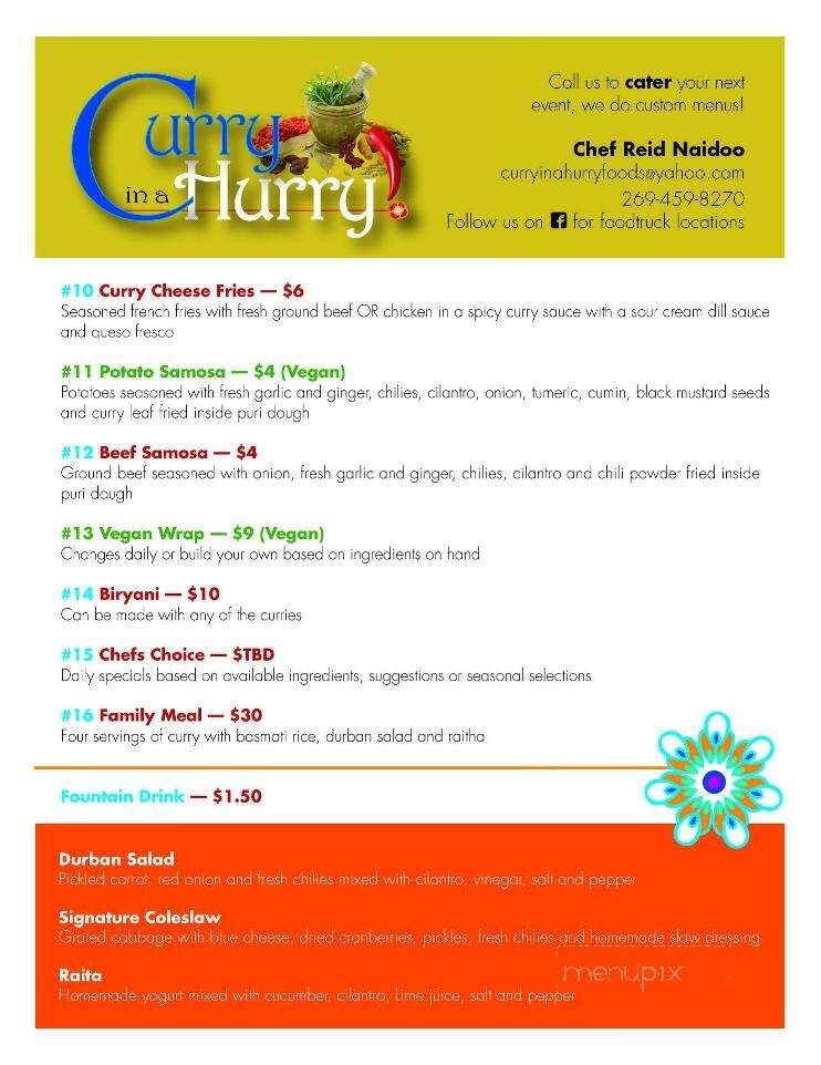 Curry in a Hurry Foods - Kalamazoo, MI