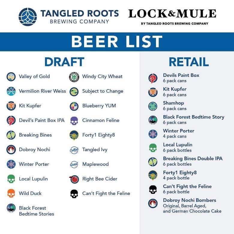 Lock & Mule by Tangled Roots Brewing Company - Lockport, IL