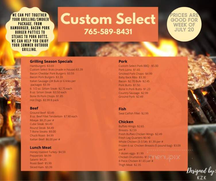 Custom Select Meat & Produce - Delphi, IN