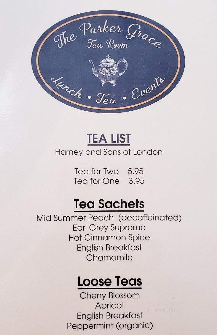 The Parker Grace Tea Room - Roanoke, IN