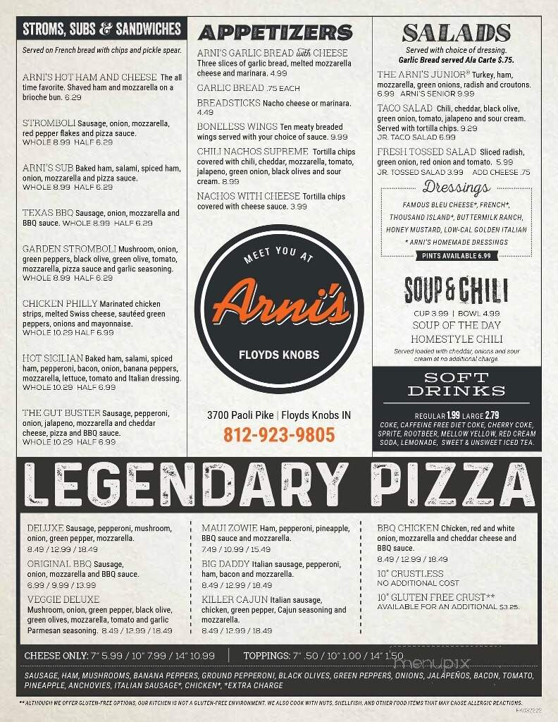 Arni's Pizza - New Albany, IN