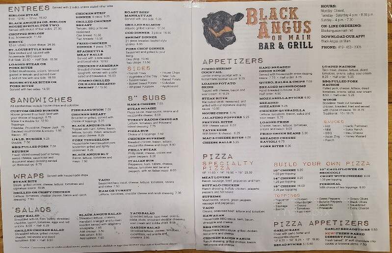 Black Angus On Main Bar & Grille - Ottoville, OH