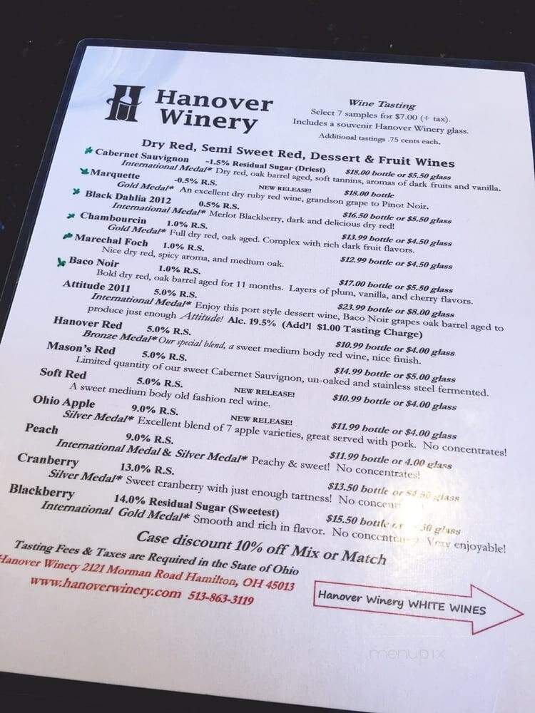 Hanover Winery - Hamilton, OH