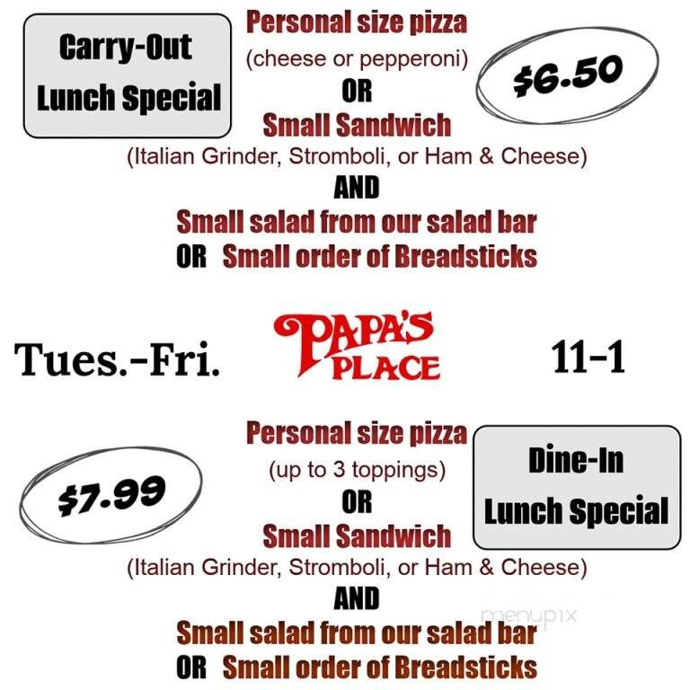 Papa's Place - Churubusco, IN