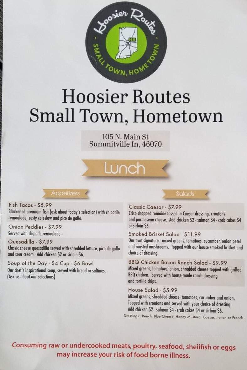 Hoosier Routes - Summitville, IN