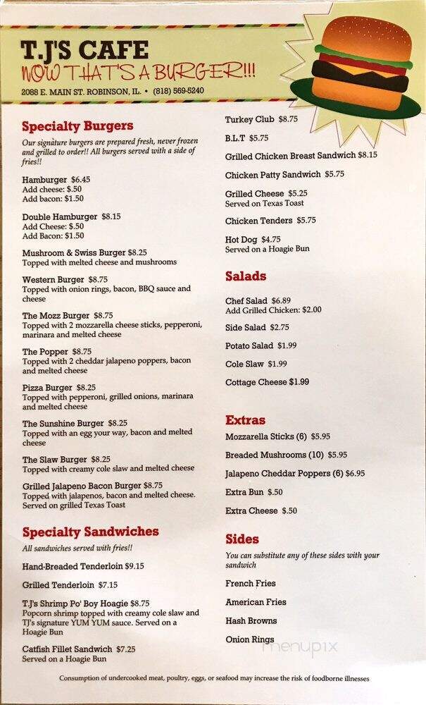 T.J's Cafe - Robinson, IL