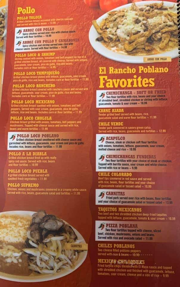 El Rancho Poblano - Chesterfield, IN