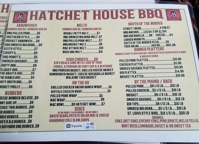 Hatchet House BBQ - Roachdale, IN