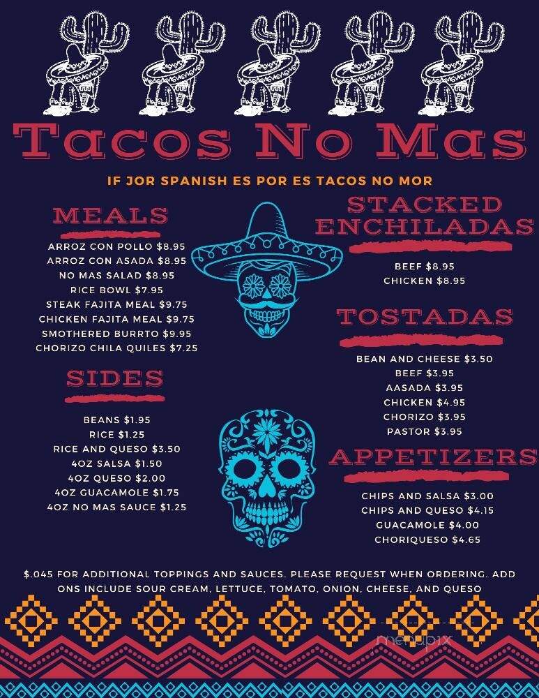 Tacos No Mas - Gas City, IN