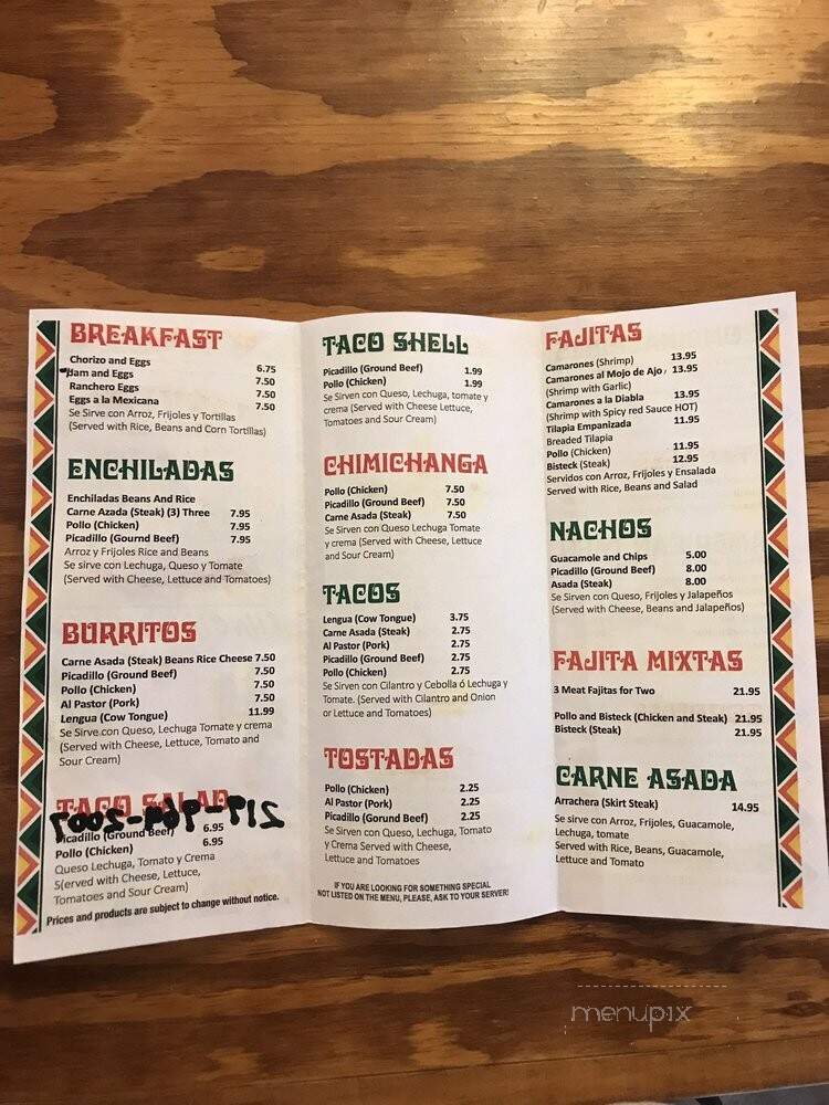 Taqueria Mexico - Rensselaer, IN