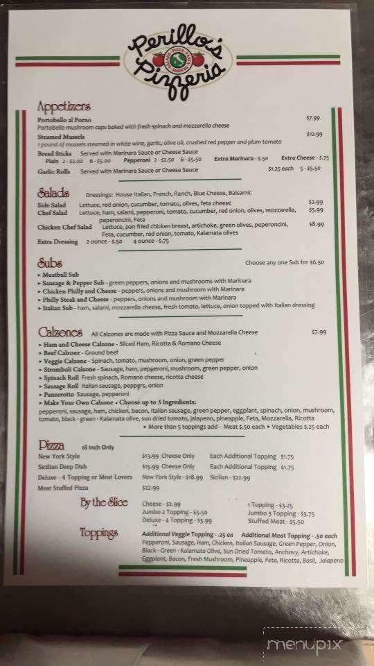 Perillo's Pizzeria - North Salem, IN