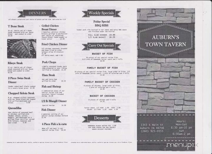 Auburn's Town Tavern - Auburn, IN