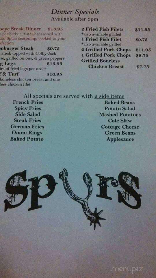 Spurs Bar & Grill - Tennyson, IN