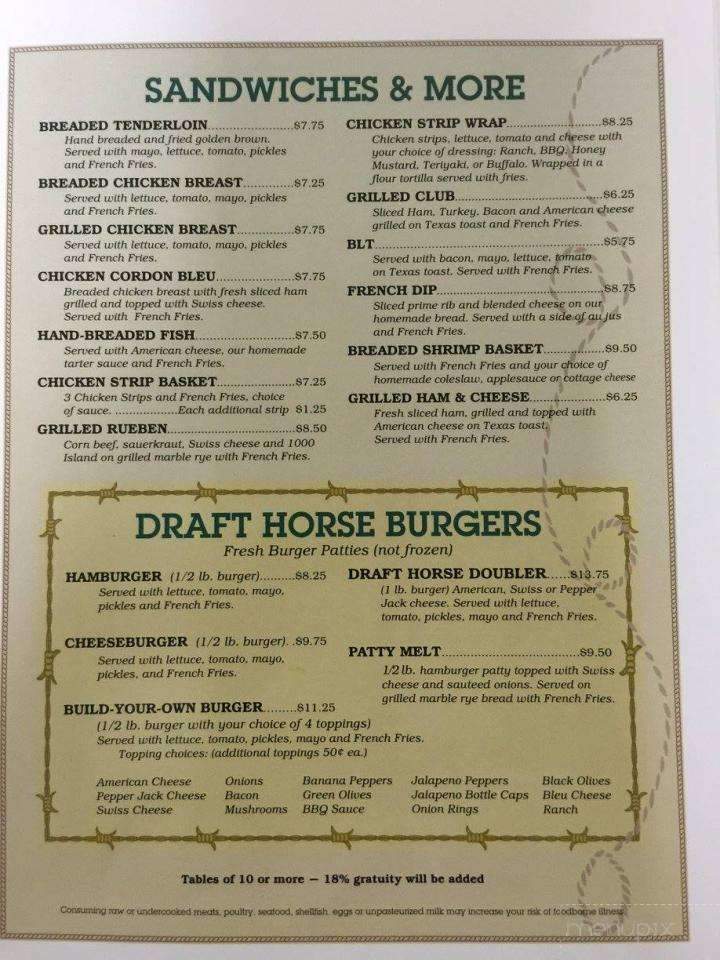 Draft Horse Saloon - Orland, IN